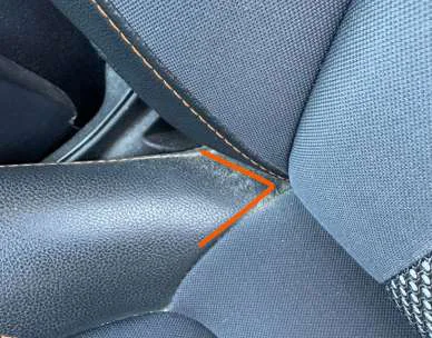 Seat seam